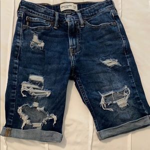 Abercrombie Boys Jean Shorts size 9/10
